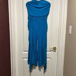 Halter top and wrap pants